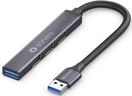 Purelink - Sonero - USB 3.2 Gen1x1 Hub - 4-poorts - Ruimte Grijs