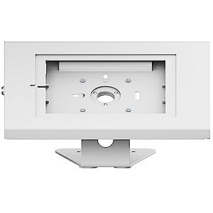 PureMounts® Tablethouder met slot van staal voor iPad 5/6/7/8/9/iPad Air 9,7 inch/10,5 inch/10,9 inch/iPad Air 9,7 inch/10,5 inch/11 inch en Samsung Tab A 10,1 (2019) / Tab A7/S6 Lite 10,4 inch, wit