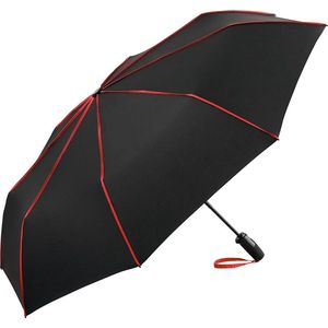 Fare Seam 5639 extra grote zakparaplu zwart rood zakparaplu vouwparaplu opvouwbare paraplu windproof windvast stormbestendig stormparaplu reisparaplu