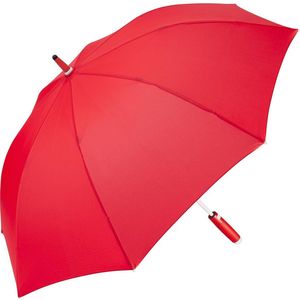 Fare Paraplu - Ø112 cm - Stormparaplu - Automatisch openend - Fibertec - Winddicht - Whiteline - Polyester - Rood