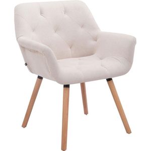 CLP Cassidy Eetkamerstoel - Stof beige natura