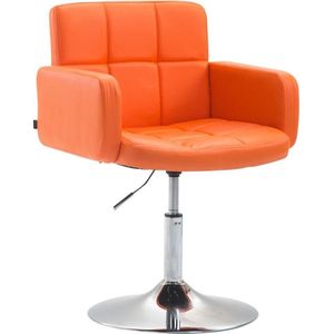 CLP Los Angeles Loungestoel - Fauteuil - Kunstleer - oranje