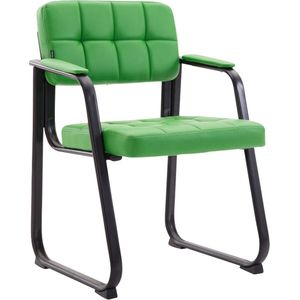 CLP Canada B Eetkamersstoel - Kunstleer groen