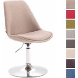 Esszimmerstuhl Maverick Stoff taupe chrom