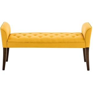 CLP Cleopatra Chaise longue - Stof geel antiek donker