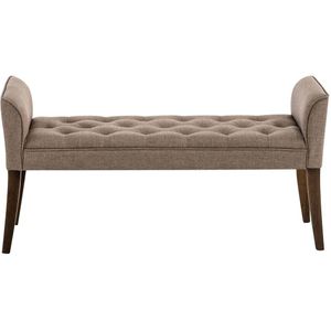 CLP Cleopatra Chaise longue - Stof taupe antiek donker