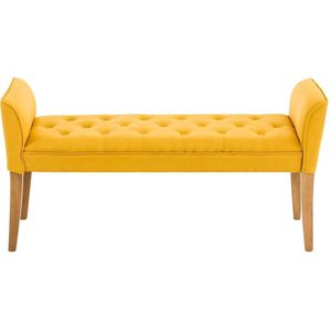 CLP Cleopatra Chaise longue - Stof geel antiek licht