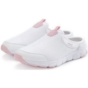 Lascana Slip-on sneakers Lage schoen, vrijetijdsschoen, sabot, clogs van licht mesh-materiaal