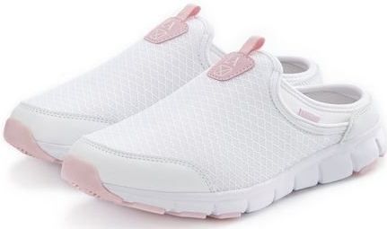 Lascana Slip-on sneakers Lage schoen, vrijetijdsschoen, sabot, clogs van licht mesh-materiaal