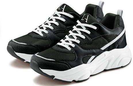 Lascana Sneakers met ultralichte chunky-zool, veterschoen, vrijetijdsschoen