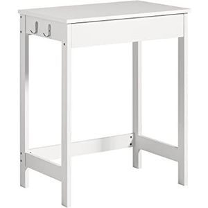 SoBuy FWT43-W Bureau - Witte Computertafel van Houtcomposiet