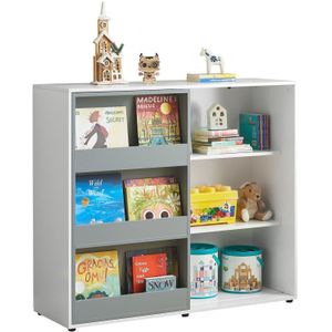 Atmosphera Kids Bücherregal für Kinder, Wolke, 58 x 100 cm, Weiß
