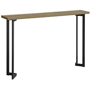 SoBuy FSB50-PF Consoletafel End of Sofa Dressoir Dressoirtafel Bijzettafel IJzeren frame en poten - B120 x D20 x H75 cm