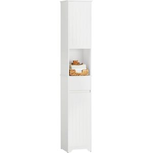 SoBuy Waskast met Waszak, Badkamerkast, Badkamer Kolomkast Onderkast SoBuy Waskast met Waszak, Badkamerkast, Badkamer Kolomkast Onderkast