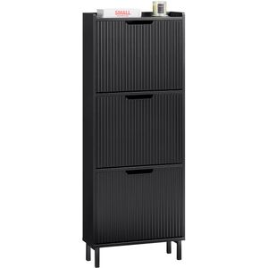 Vicco Helge Schoenenkast - 60 x 128.5 cm 3 compartimenten Wit