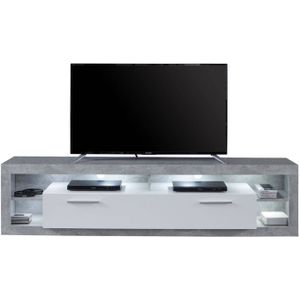 Trendteam- TV Meubel tv-meubel Rock | x 44 x 48 | Stone Grey - 200cm - Grijs