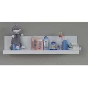 trendteam smart living - Wandboard boekenkast - babykamer - Ole - afmetingen (BxHxD) 90 x 23 x 20 cm - Kleur wit - 183968001