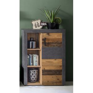 Opbergkast Indy | 87 x 34 x 118 cm | Old Wood-decor