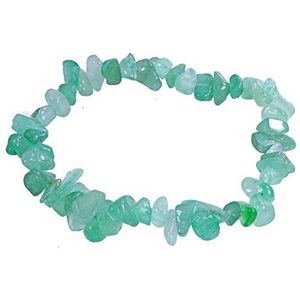 Lebensquelle Plus Stralende armband met groene aventurijn, hoogwaardige edelsteenarmband, 19 centimeter, steen, aventurijn, Steen, Aventurijn