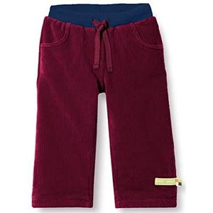 loud + proud Uniseks kinderbroek corduroy broek, pruim, 62/68 cm