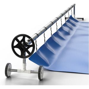 OK-Living Zwembadoproller – 520 cm Zilver 520 cm