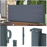 OK-Living Seitenarmmarkise, Anthrazit, 350 x 160 cm