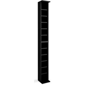 Vicco - CD Rek - Zwart - Hout - 21 x 183.6 cm