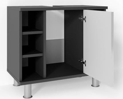 Vicco - Waschbeckenunterschrank Fynn, Anthrazit, 60 x 54 cm