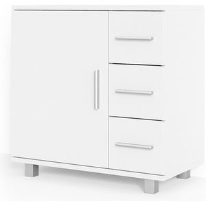 Vicco - Waschbeckenunterschrank Ilias, Weiß, 60 x 60 cm