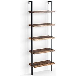 Vicco - Ava - Boekenkast - Eiken Rustiek/Zwart - MDF