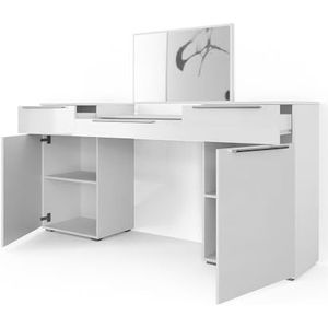 Vicco Kaptafel ""Lilli"", Wit Hoogglans, 190 cm