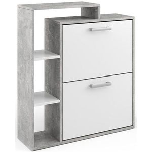 Vicco Schoenklaprek Orlando, 80 x 90 cm, Beton/Wit