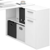 Vicco - Robin - Hoekbureau - Wit - 120 x 60 cm