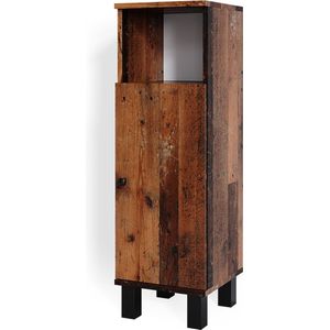 Hoge kast Fynn Antraciet/gouden eik 30 x 190 cm Vicco | Antraciet/gouden eik | 190x30cm | 406673149265706