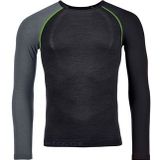 Ortovox - 120 Comp - T-shirt - Jet Zwart - Merino Wol, Ademend, Lange Mouwen