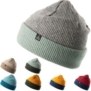 ALTIDUDE Winter Mütze Hermit Duo Rip Strickmütze Unisex Beanie Lamm Merino Wolle Farbe: Navy/Bordeuax
