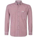 STOCKERPOINT - Campos3 - Overhemd - Bordeaux/Wit