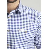 Overhemd - Geruit - Katoen - Lange Mouw - Comfort Fit