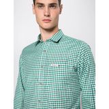 Stockerpoint Klederdrachthemd voor heren, groen (riet), S