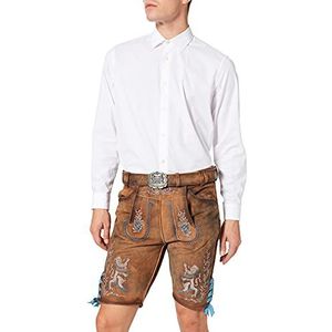 Stockerpoint Herenbroek Bayern-bua leren broek, hennep spekt, 52