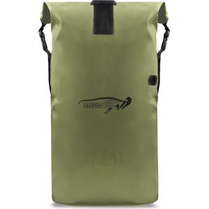 Legendfossil - Tarpaulin - Rucksack Hunter Olive - 23L - Waterdicht - Rugzak - Backpack - Outdoor - Rugtas - Wandelen - Survival - PVC - Kayak - Olive Groen