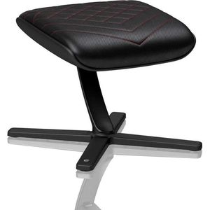 noblechairs Voetsteun voor Gaming Stoelen/Bureaustoelen - Imitatieleer - Kantelbaar met 57° - Zwart/Rood