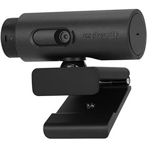 Streamplify - FullHD Webcam - Zwart - Inclusief Microfoon - Plug-and-Play