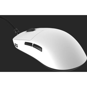 Endgame Gear OP1 Wit - Muis - Bedraad - PixArt PAW 3395 - Kailh GX mechanische switches - 26.000 DPI - wit