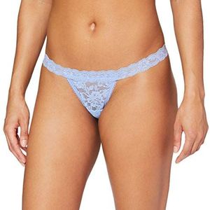 Sylvie Flirty Lingerie Damesstring Abby, blauw (Vista Blue 30), Eén Maat grote maten