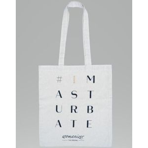 Womanizer #IMasturbate organic tote bag - organic cotton - Roze