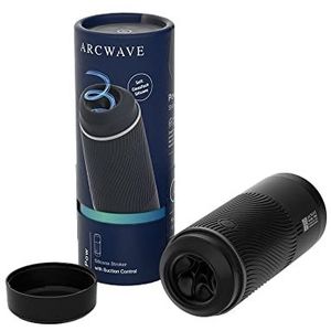 Arcwave Pow-masturbator voor mannen, penisstreler, masturbatie-apparaat, erotisch masturbatiespeeltje voor mannen - zwart