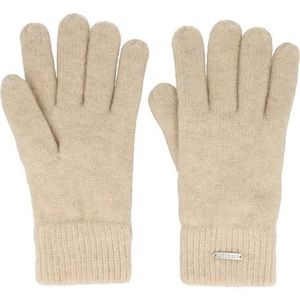 Eisglut Dames Undinel Glove Fleece winterhandschoenen, beige, S/M (omtrek 17,5-19 cm / 6,5-7,0 inch), beige, S/M (Umfang 17,5-19cm / 6,5-7,0 inch)