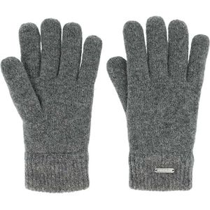 Eisglut Undinel Glove Fleece winterhandschoenen voor dames, grijs melk, M/L (omtrek 20,5-22,0 cm), grijs gemêleerd., M/L (Umfang 20,5-22,0cm / 7,5-8,0 inch)