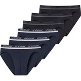 uncover by SCHIESSER Slip  zwart / offwhite